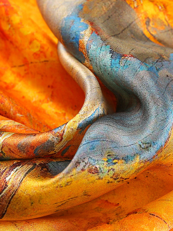 Sun-Protection Scenery Printed Shawl&Scarf