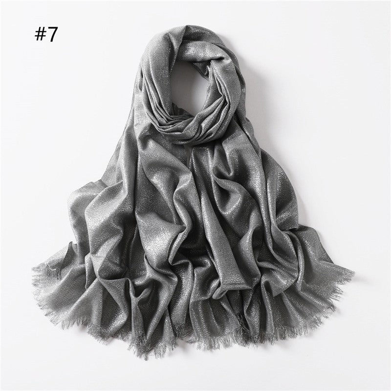 Lightweight Breathable Solid Color Scarf