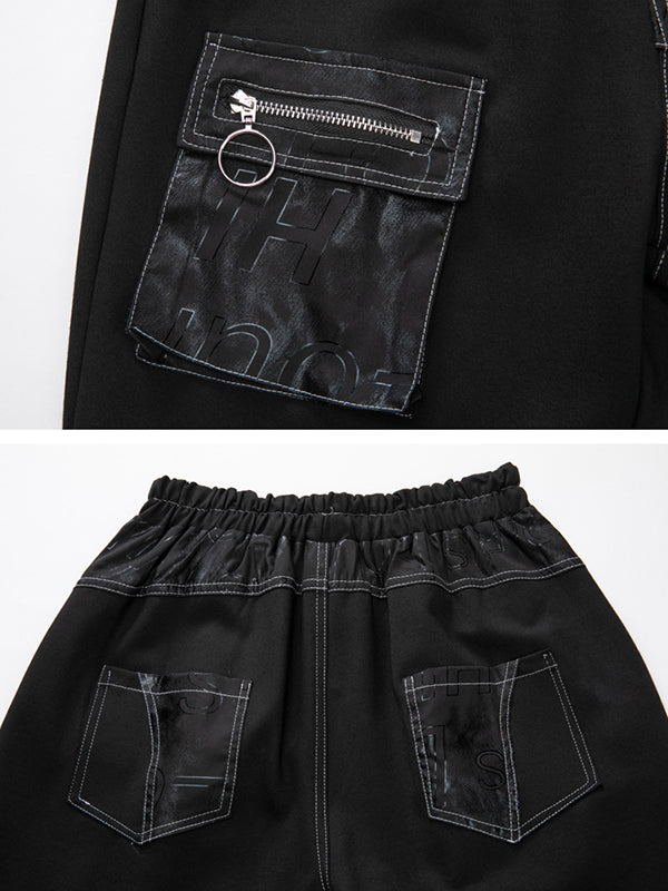Fashion Loose Split-Joint Harem Pants