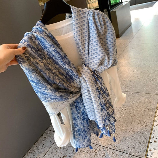 Print Fashion Square Scarf