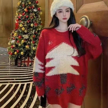 Loose Jacquard Sweater