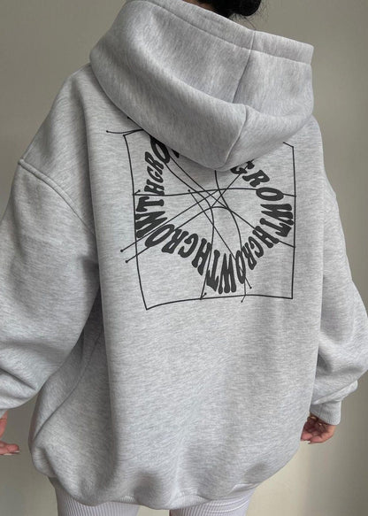 Oversized Hoodie With Soft Warm Material