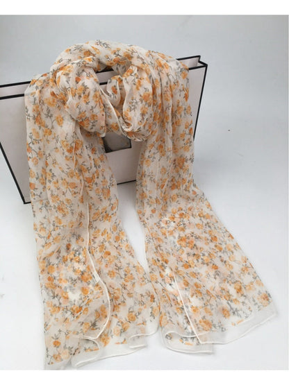 Scarvii - Women's Floral Patterned Scarf - Versatile &amp; Stylish