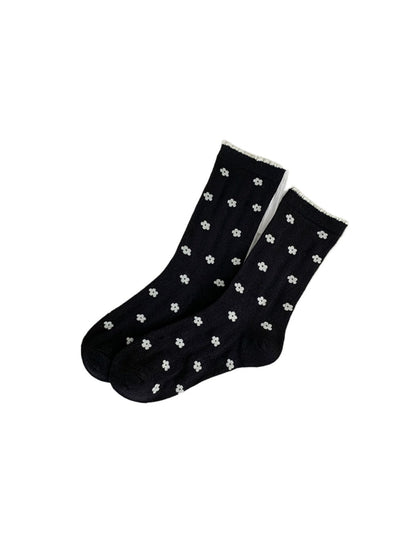 Rufia - Floral Lace Summer Socks - Sweet &amp; Breathable