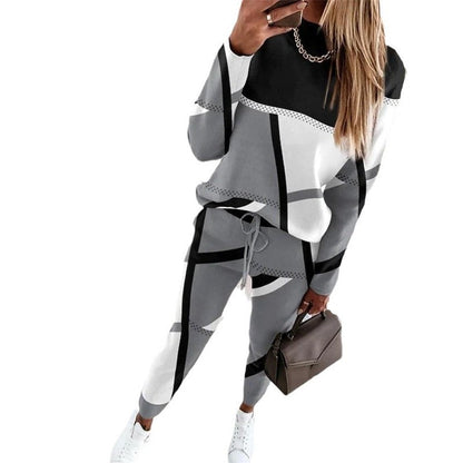 Printed Stretch Flared Leggings