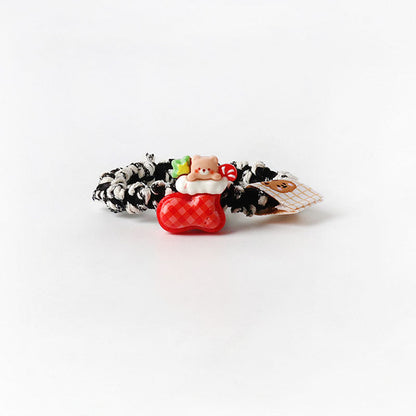 Sweet Santa Claus Christmas Elastic Hair Tie