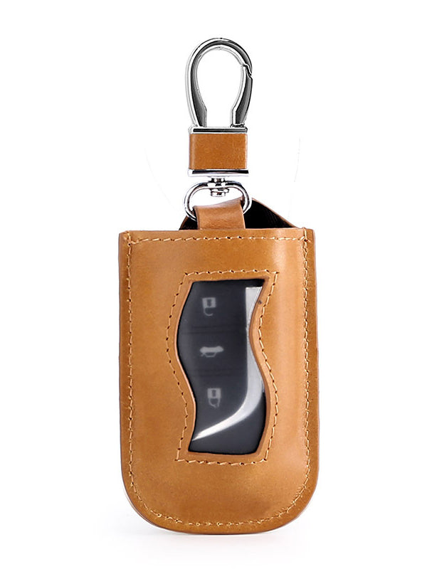 Solid Simple Durable  Car Key Bag Keychain Wallet