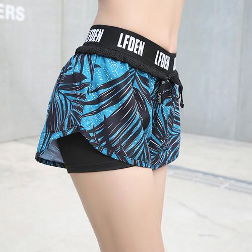 2In1 Running Shorts Women Breathable Outdoor Fitness Sports Short Training Exercise Jogging Yoga Shorts Sportswear