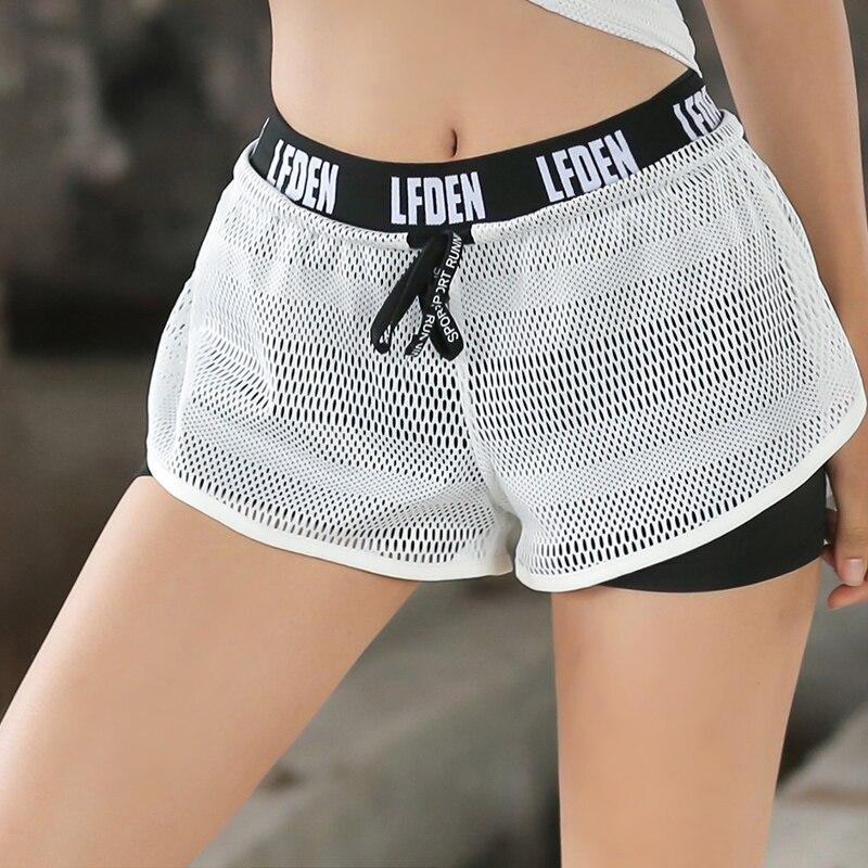 2In1 Running Shorts Women Breathable Outdoor Fitness Sports Short Training Exercise Jogging Yoga Shorts Sportswear