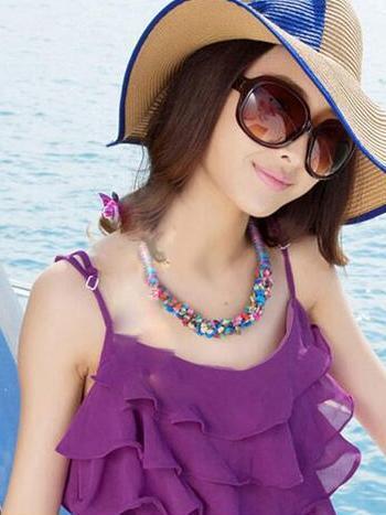 Women S Bohemia Style Coral Stone Necklace