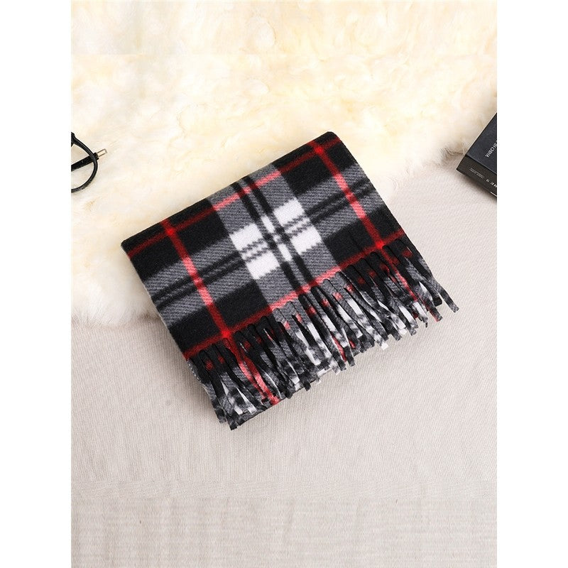Classic Unisex Plaid Scarf
