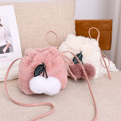 Plush Cute Fashion Large-Capacity Shoulder Bag