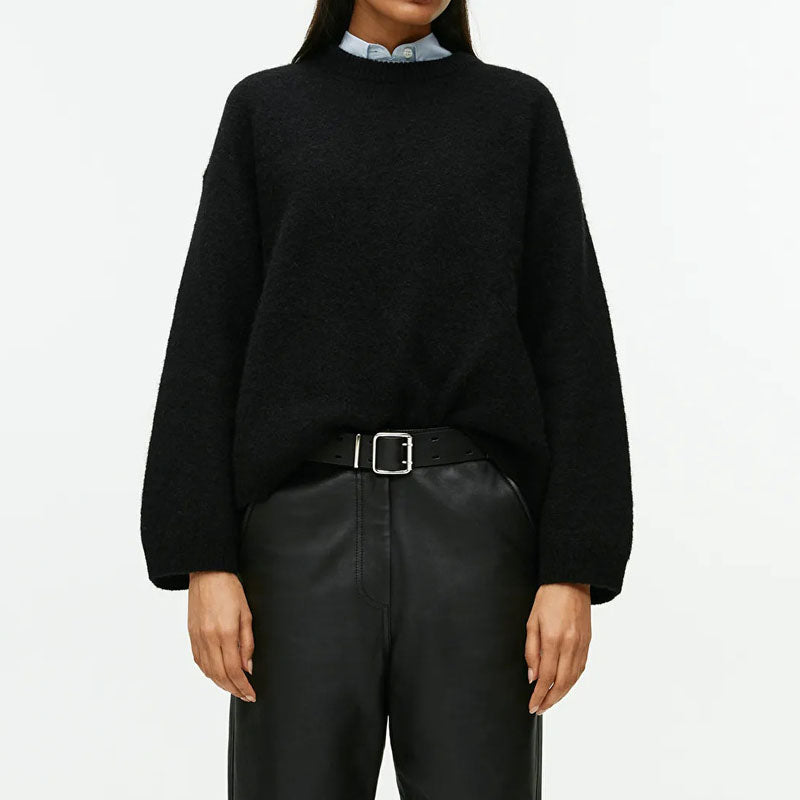 Fall Crew Neck Casual Thicken Warm Sweater
