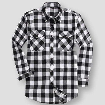 Saint Morris Plaid Flannel Shirt