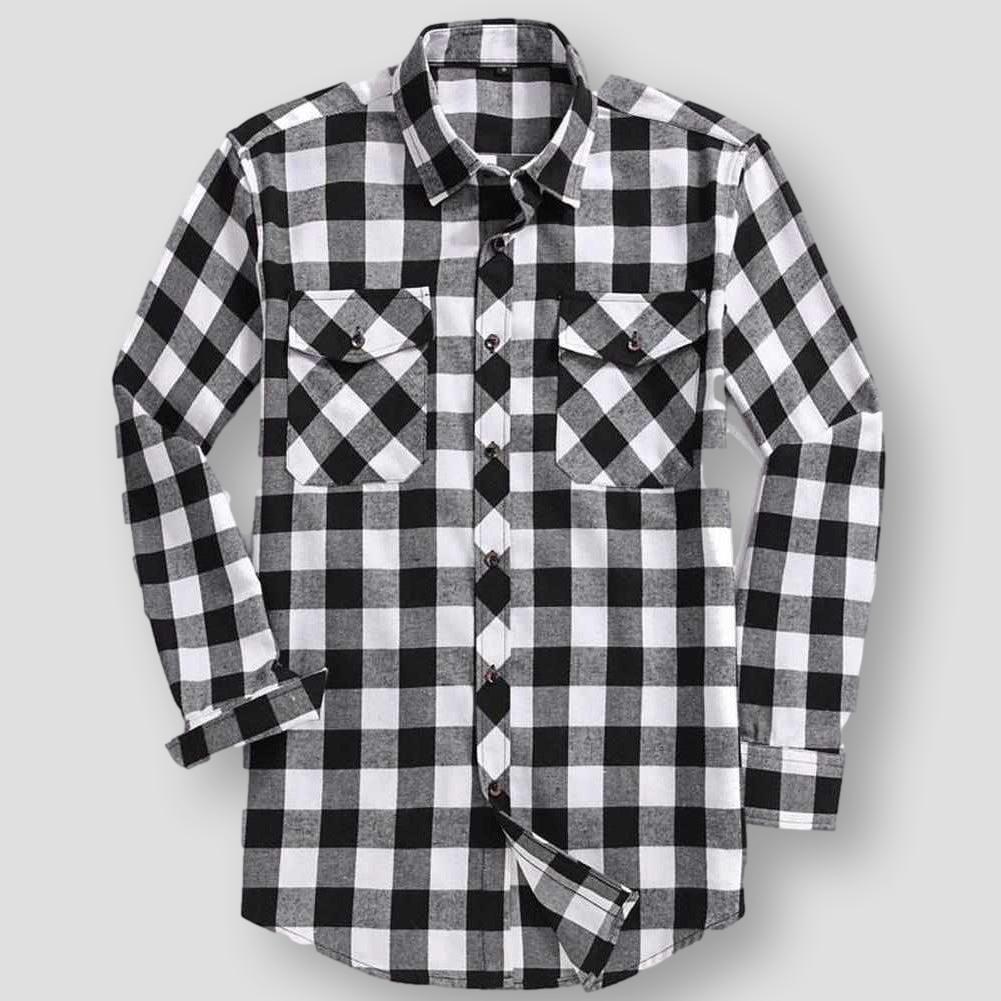 Saint Morris Plaid Flannel Shirt