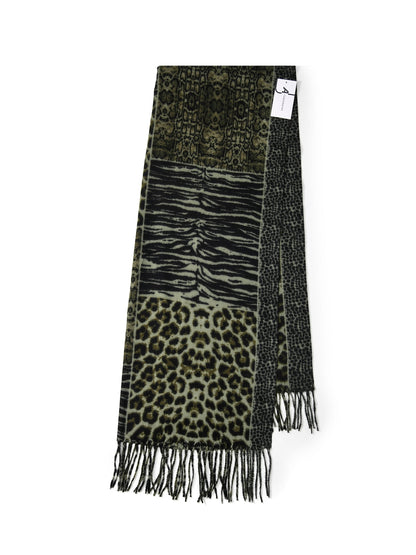 Scarvii – Wild Mosaic Animal Print Scarf