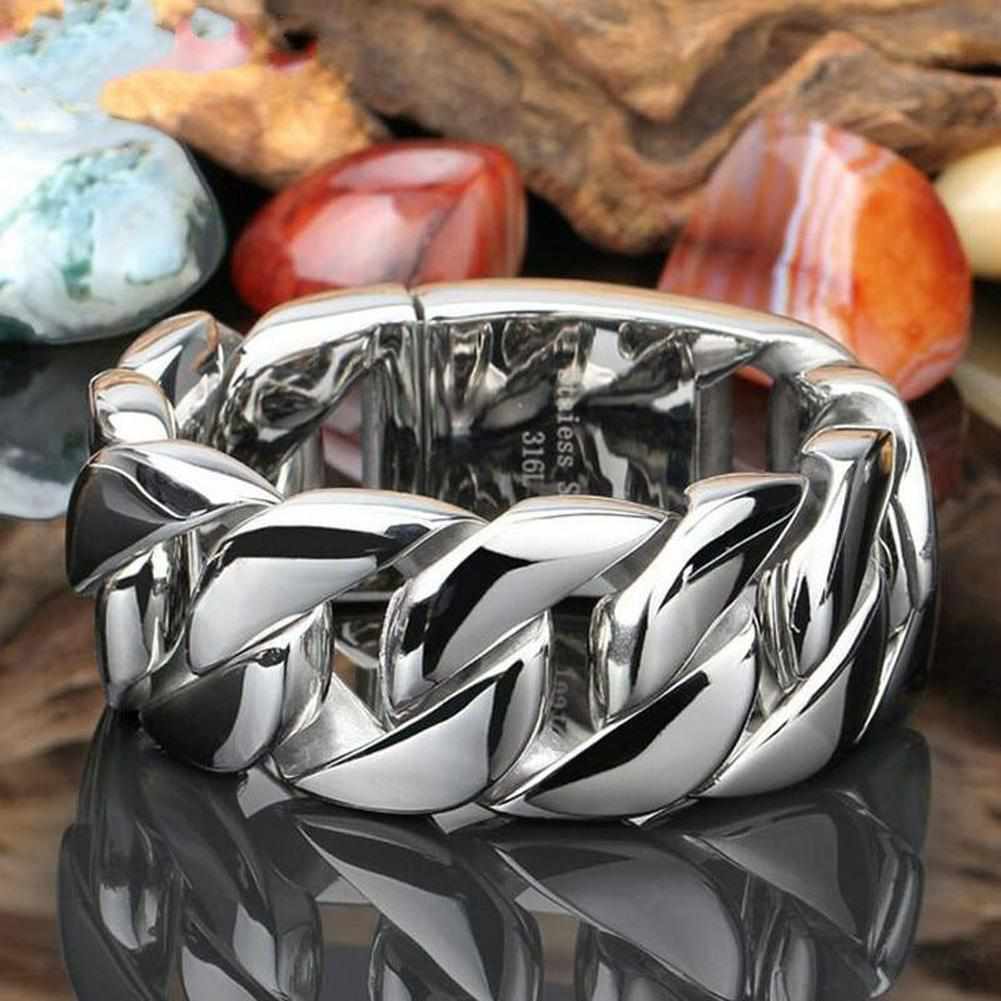 Stainless Steel Chunky Chain Bracelet