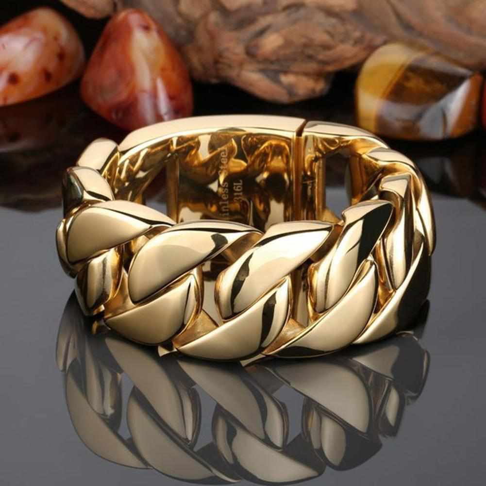 Stainless Steel Chunky Chain Bracelet