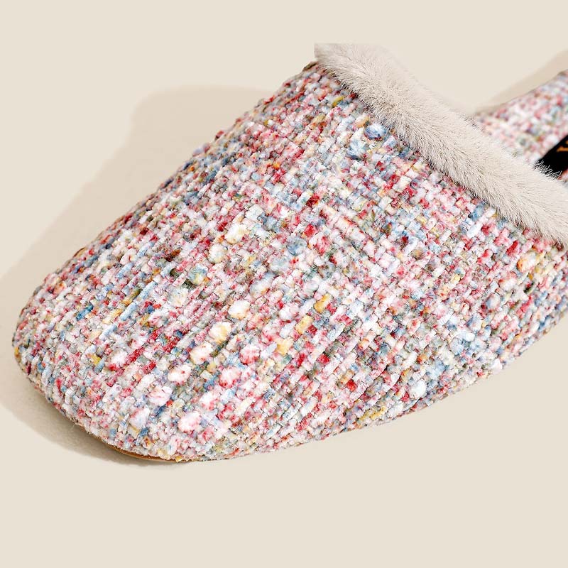 Winter Simple Thicken Warm Home Slippers