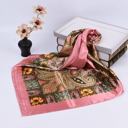 Bandana Printed Square Scarf