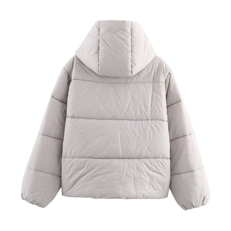 Street Fashion Hooded Cotton Jacket
