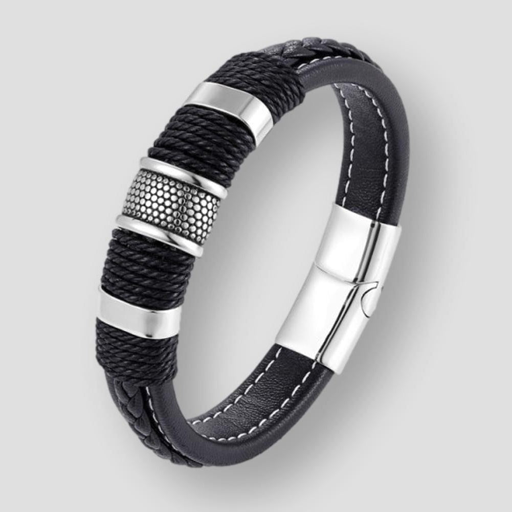 North Royal Leather Rope Bracelet