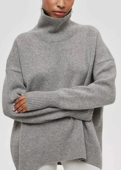 Cozy Chic Wool Turtleneck Pullover Sweater