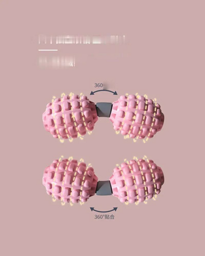 Circular Leg Clipper Calf Muscle Massage Relaxant Yoga Roller Fitness Equipment