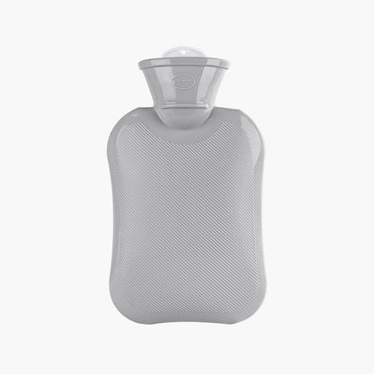 Solid Color Simple Striped Hot Water Bag
