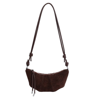 Matte Solid Color Shoulder Tote Bag