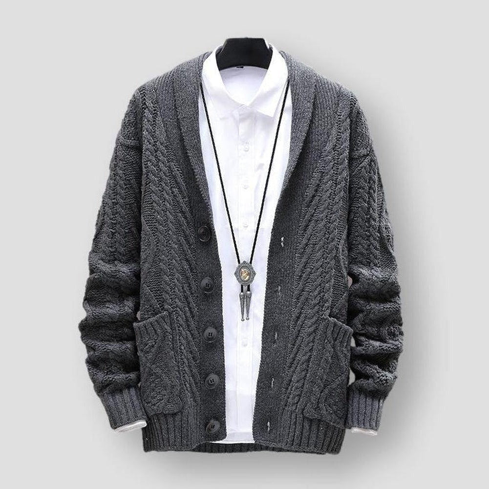 Saint Morris Laval Knitted Cardigan