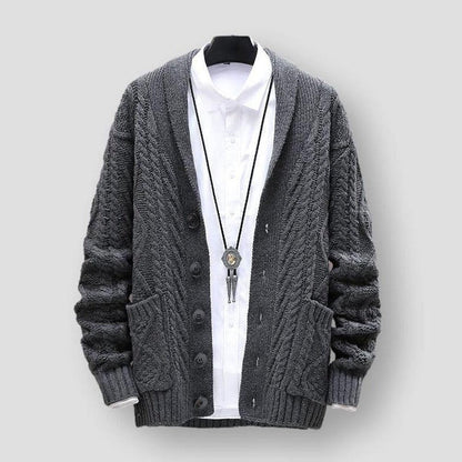 Saint Morris Laval Knitted Cardigan