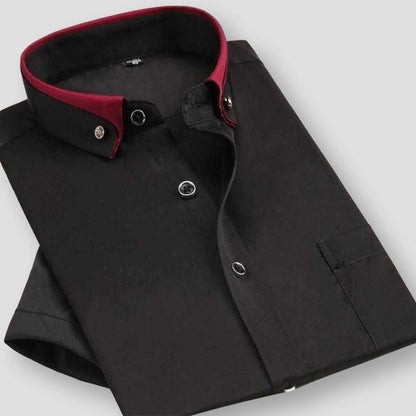 Sky Madrid Dual Tone Short Sleeve Shirt