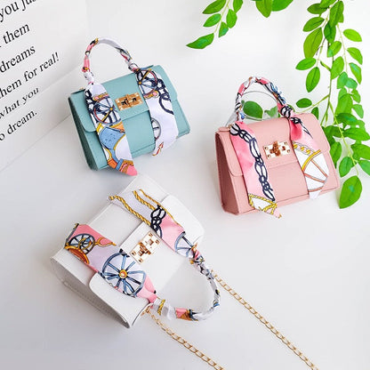 Women's Elegant Niche Fashion Silk Scarf Handbag