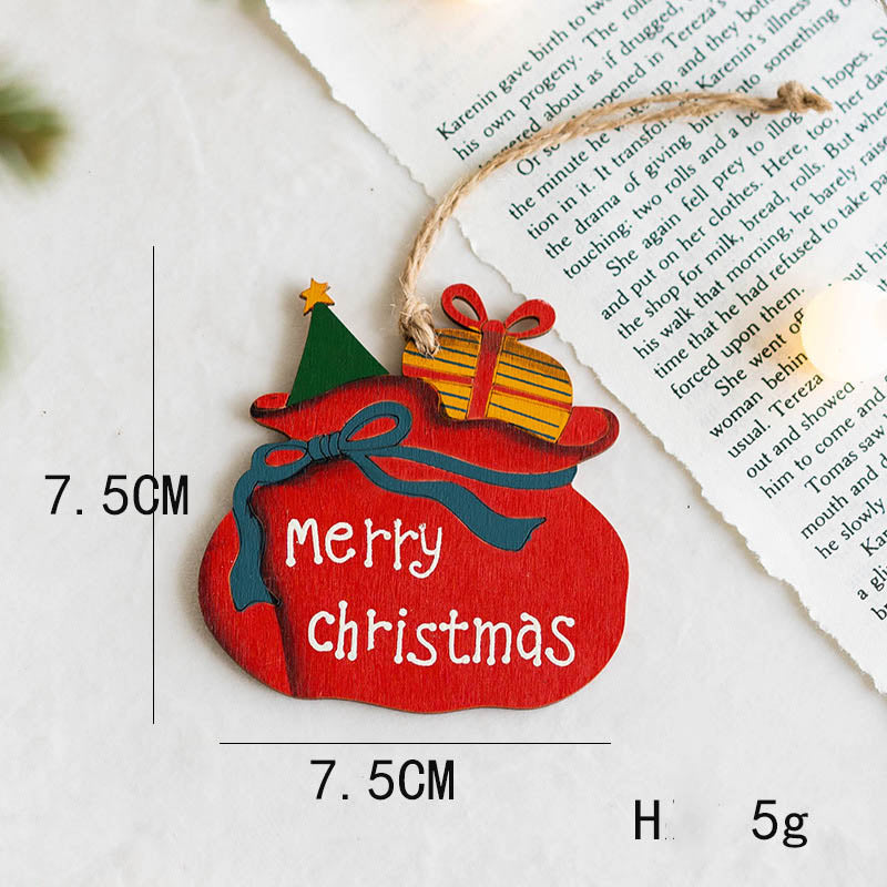 Cute Merry Christmas Tree Wall Hanging