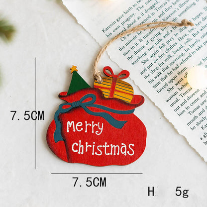 Cute Merry Christmas Tree Wall Hanging