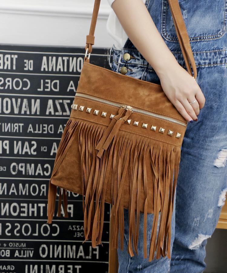 Crossbody Willow Tassel Casual Wild Shoulder Bag