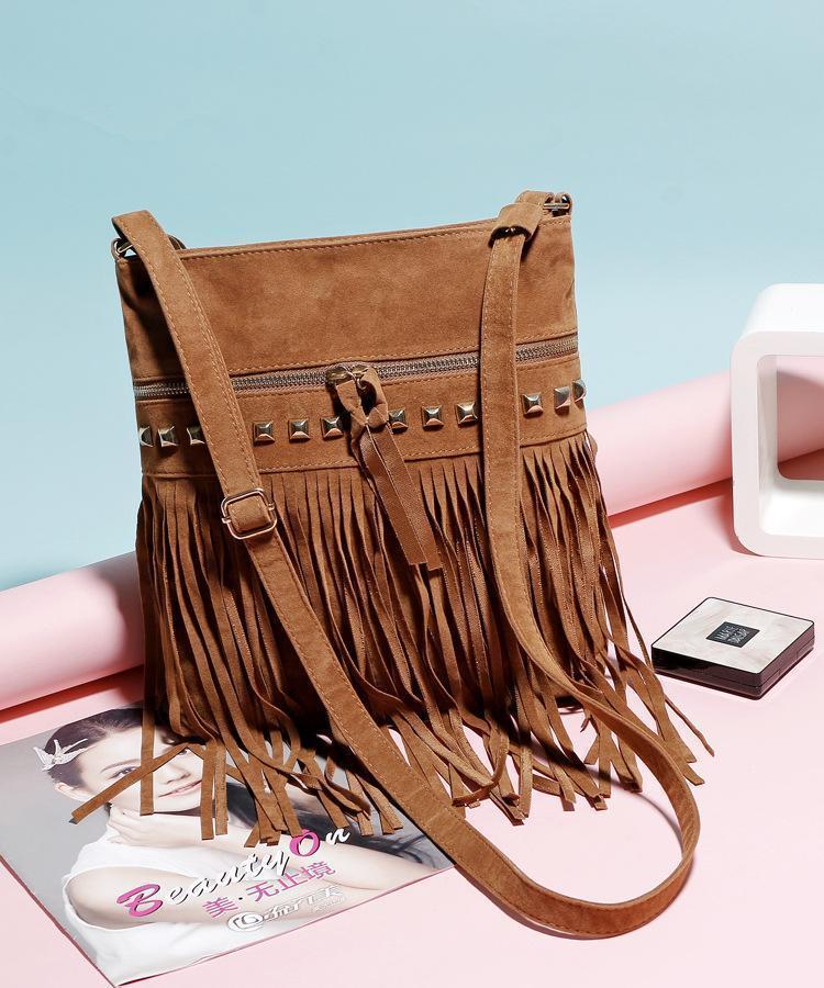 Crossbody Willow Tassel Casual Wild Shoulder Bag