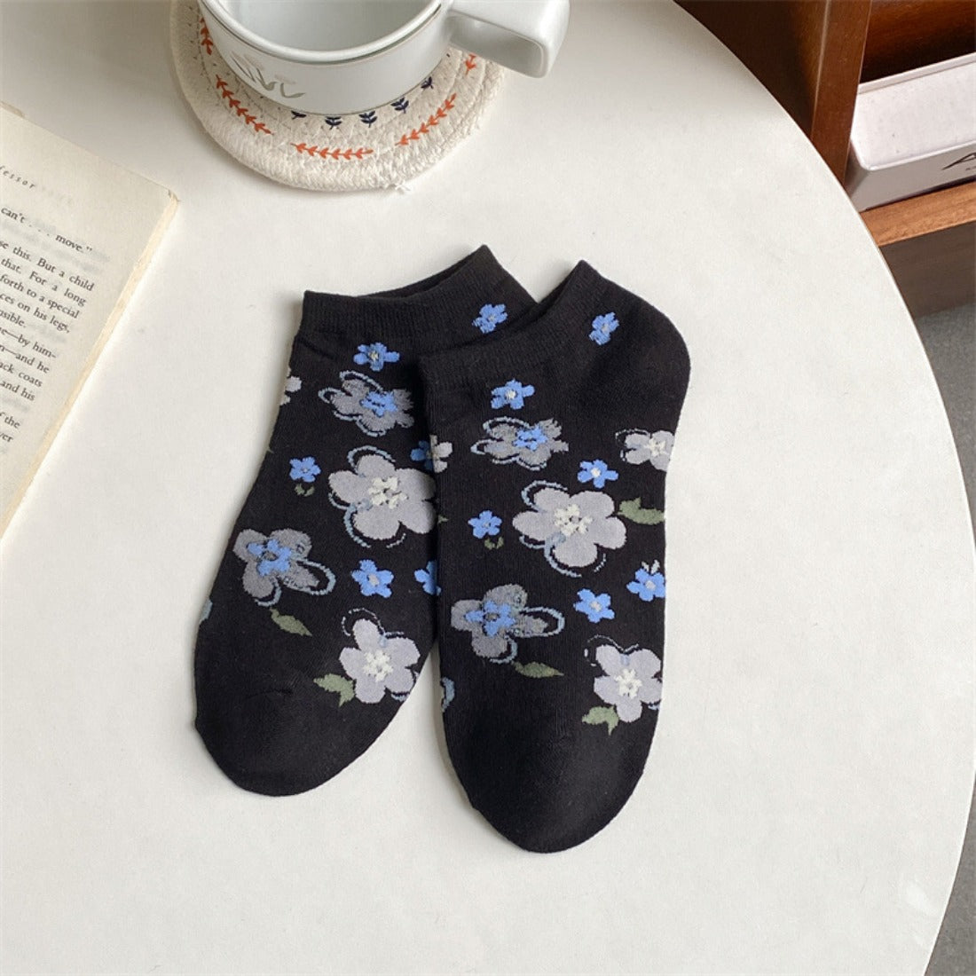 Rufia - Cute Floral Ankle Socks