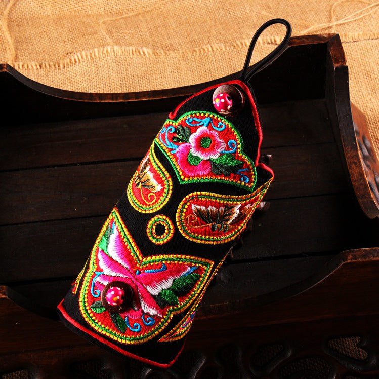 Ethnic Bracelet Gloves Retro Refers To Fabric Armbands With Original Embroidered Hand Jewelry Handmade Jewelry