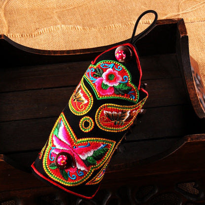 Ethnic Bracelet Gloves Retro Refers To Fabric Armbands With Original Embroidered Hand Jewelry Handmade Jewelry