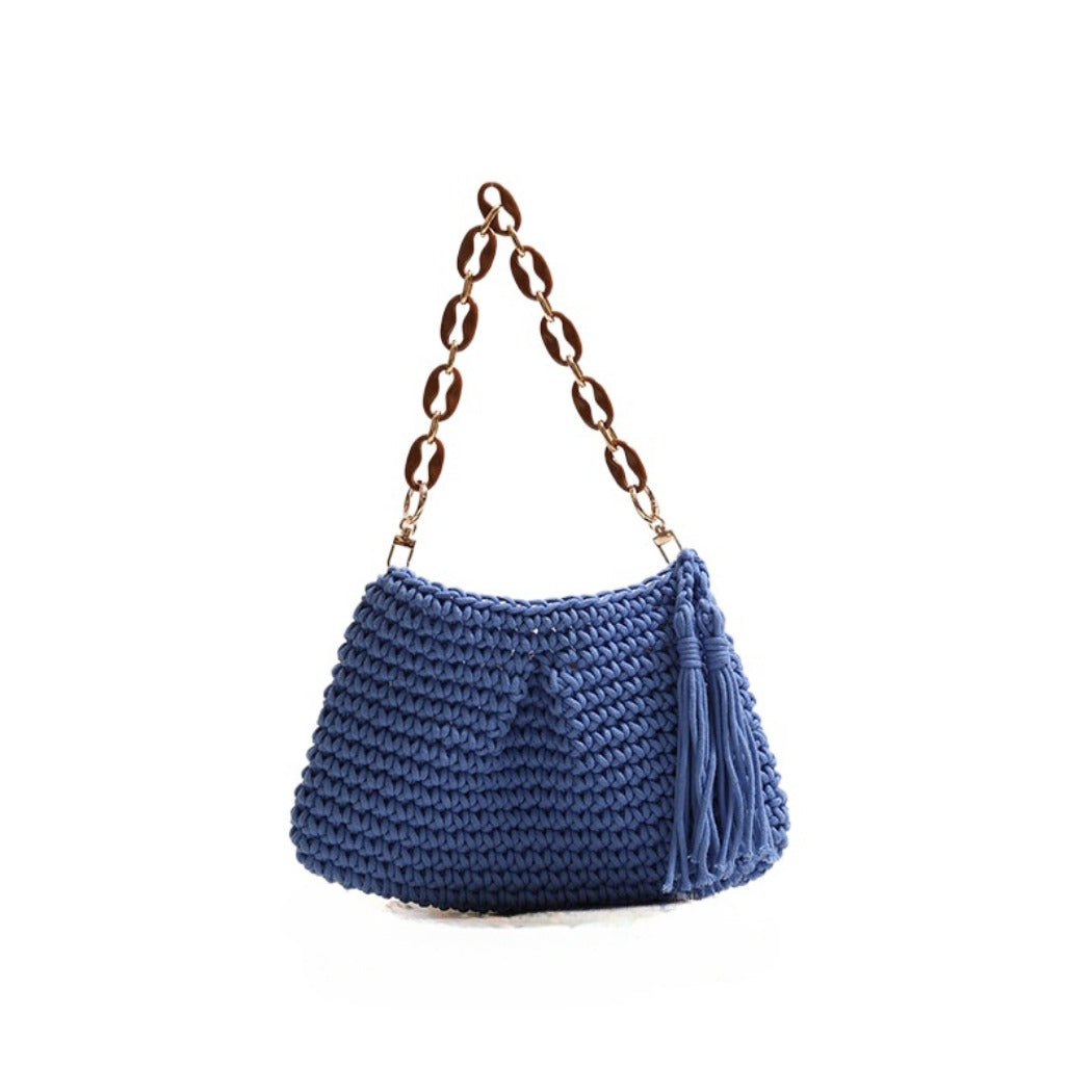 Cosbai - Classic Soft Crochet Sling Bag - Color Available