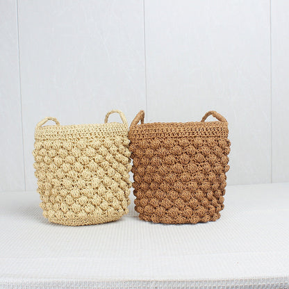 Crochet Market Bag Bucket Bag