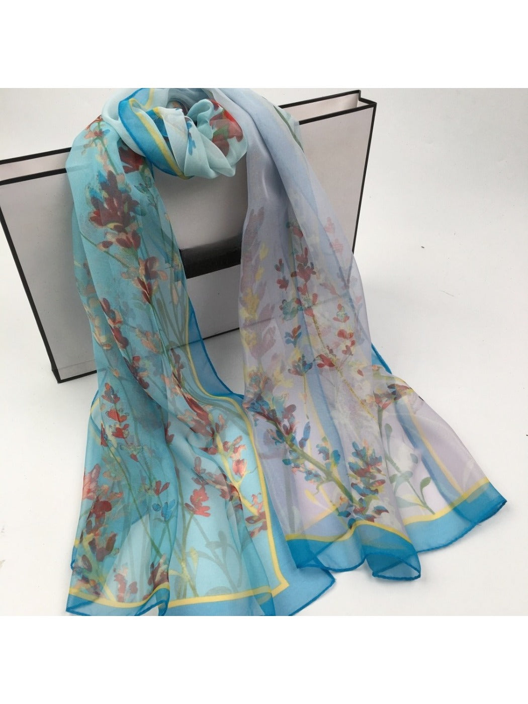 Scarvii - Lily of the Valley Printed Scarf - Versatile &amp; Stylish