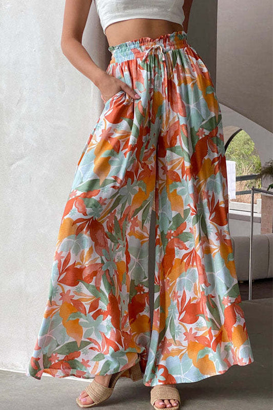 women's casual wide leg loose fashion trousers