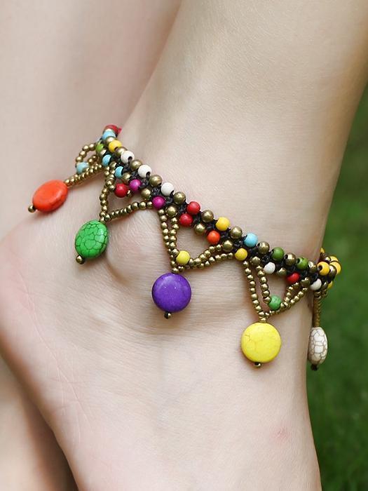 Original Turquoise Bohemian Beach Anklet Accessories