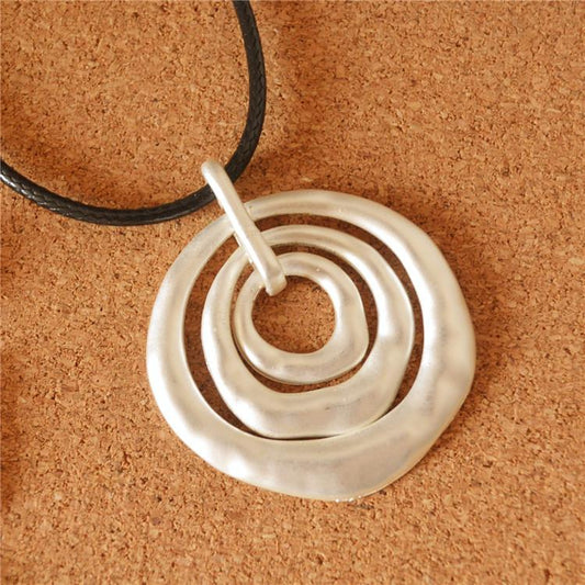 Retro Folk Style Literary Cotton And Linen Accessories Simple Loop Sweater Chain