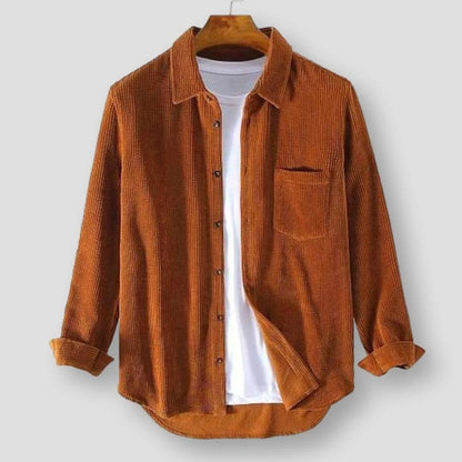 Sky Madrid Corduroy Button-Up Shirt