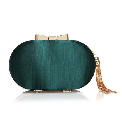 Silk Round Banquet Handbag