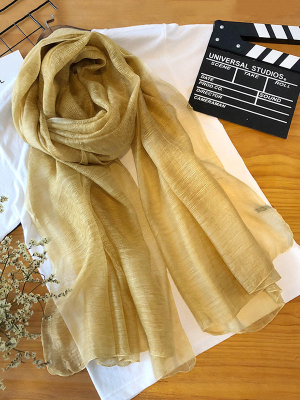 Sun-Protection Solid Color Shawl&Scarf